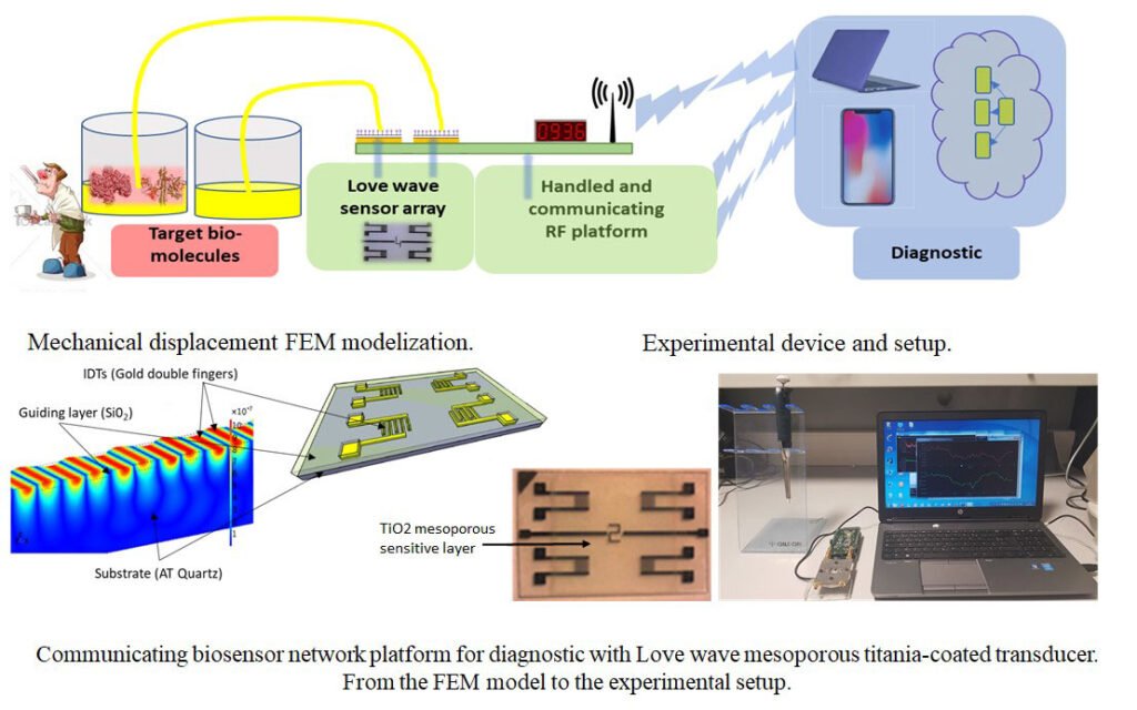 Mesoporous titania-coated biosensor and FEM model design for highly sensitive detection of low molecular weight targets