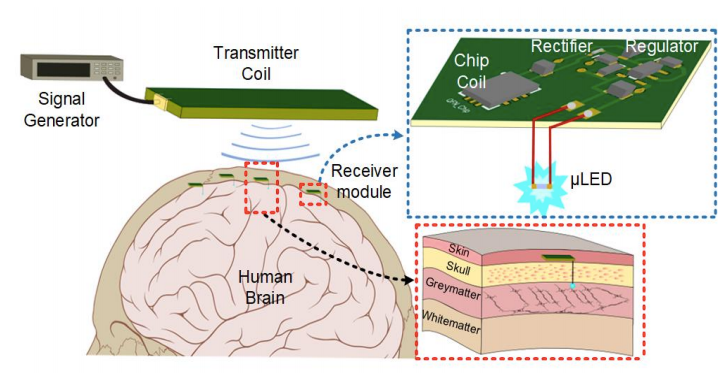 A 0.09 mm2On-Chip Coil Designed in 0.5 μm CMOS process for Brain Neuromodulation Applications