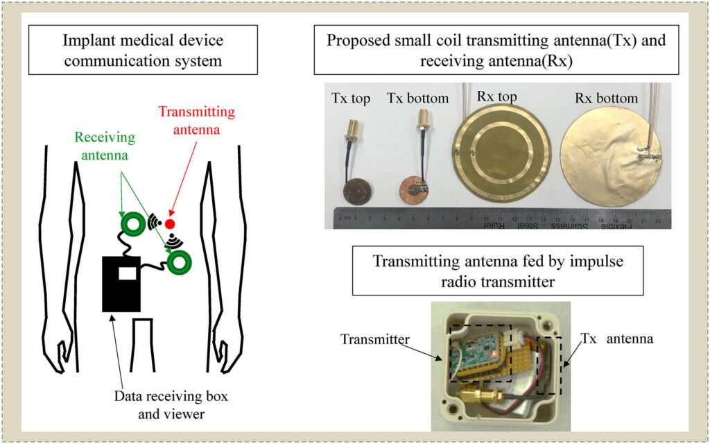 Small Coil Antenna With Magnetic Sheet for Implantable Medical Device Communication in 40–60 MHz Band